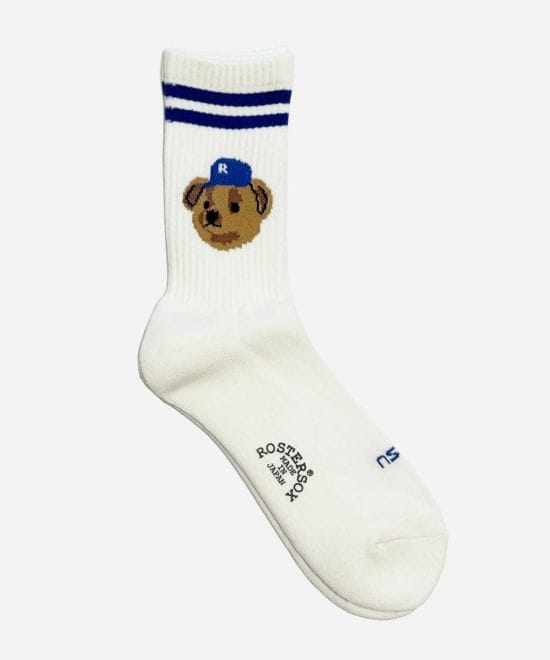 ROSTER SOX/ロスターソックス TEAM BEAR  メンズ　レディース ホワイト 1