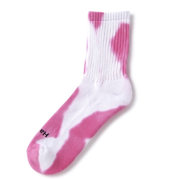 ROSTER SOX/ロスターソックス   TD SOCKS タイダイソックス メンズ レディース ピンク 1