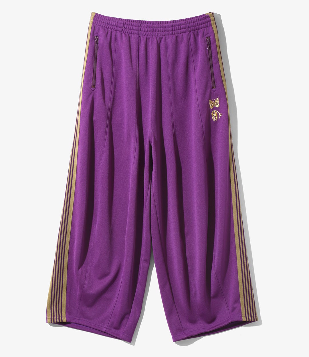 NEEDLES/ニードルズ/×KAE TANAKA H.D. TRACK PANT - POLY SMOOTH ヒザデルトラックパンツ パープル XS