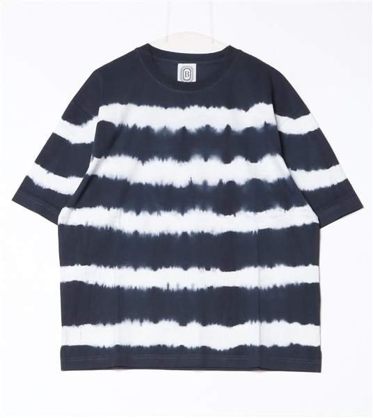 B omnivore/ビーオムニボー  tiedye T-shirt タイダイティーシャツ ネイビー M