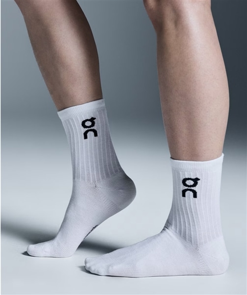 On/オン/Logo Sock High 3P ロゴソックス ハイ 3パック WHITE XS(22-24.5)