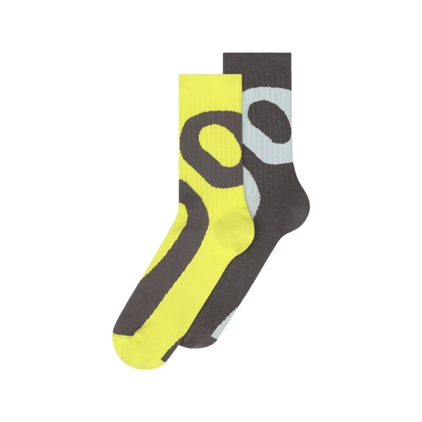 On/オン/Liquid Logo Sock High 2P リキッド ロゴソックス ハイ 2パック Lime | Eclipse XS (22-24.5)