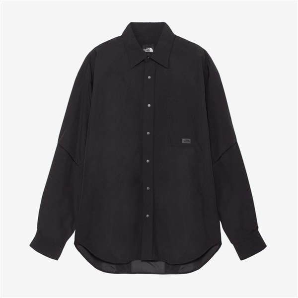 THE NORTH FACE/ザ・ノースフェイス/L/S Enride Shirt ロングスリーブエンライドシャツ ブラック M