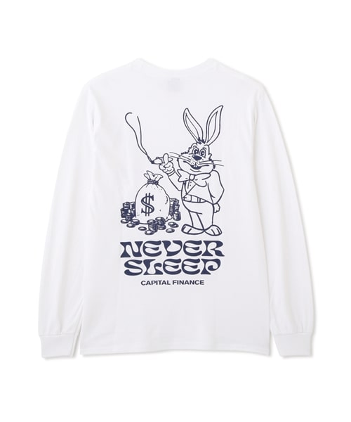MANASTASH/マナスタッシュ/CiTee L/S TEE RABBIT WHITE S