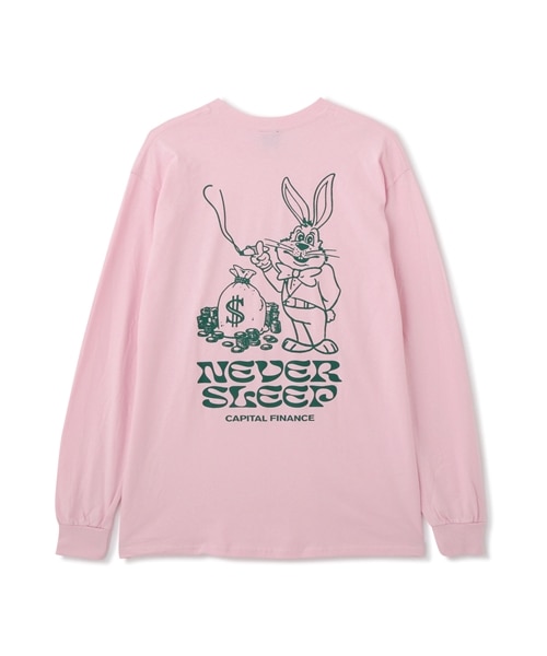 MANASTASH/マナスタッシュ/CiTee L/S TEE RABBIT PINK S