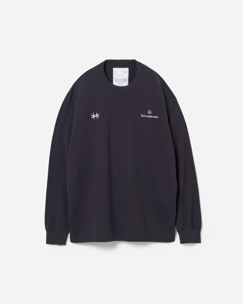 Y(dot) BY NORDISK/ワイドット バイ ノルディスク /MELT HOLE ARCHITECTURAL TSHIRT Tシャツ ネイビー M