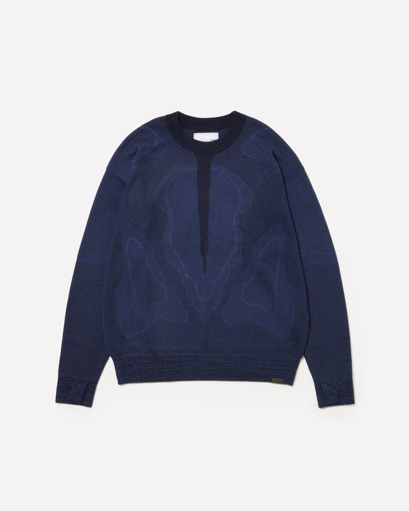 Y(dot) BY NORDISK/ワイドット バイ ノルディスク THERMO KNIT CREW NECK P/O/サーモニットプルオーバー ネイビー M