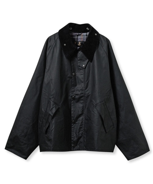 Barbour/バブアー【TRANSPORT / トランスポート】ワックス ショート ジャケット　252MWX1678 BLACK 36