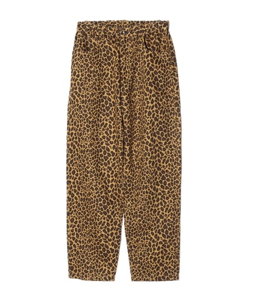 MANASTASH/マナスタッシュ/CHILLIWACK PANTS LEOPARD レオパードパンツ ブラウン M