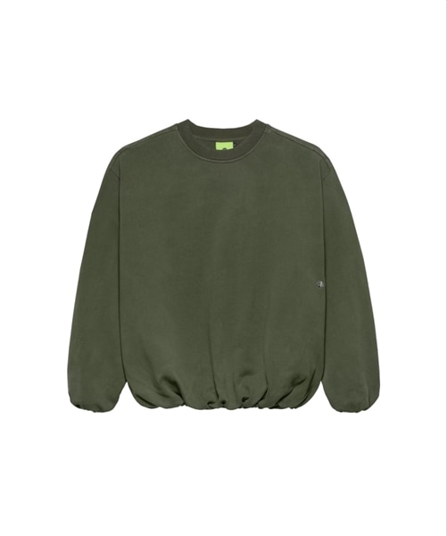 New Amsterdam Surf Association/ニューアムステルダムサーフアソシエーション/INFLATABLE CREWNECK OLIVE スウェット　トレーナー OLIVE M