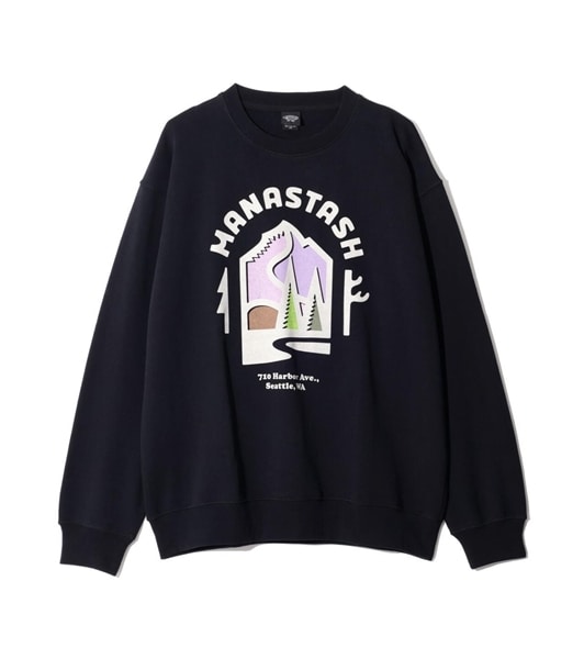 MANASTASH/マナスタッシュ/Citee Sweat OUTDOOR ブラック S