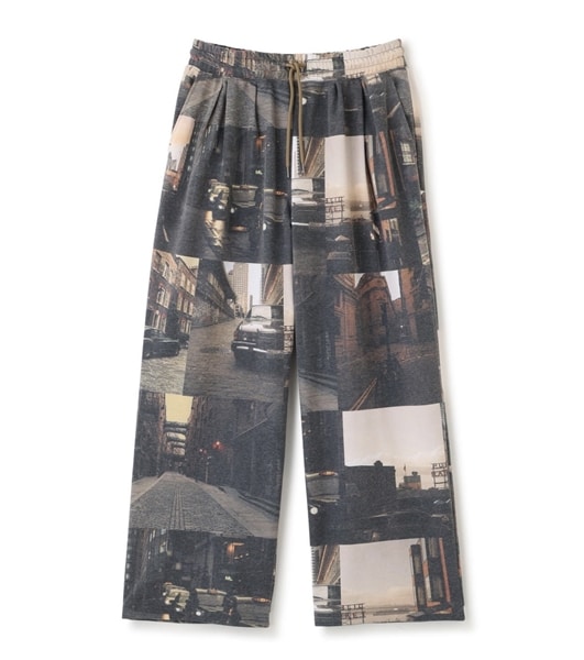 B omnivore/ビーオムニボー/ＢＯ/ＧＲＡＰＨＩＣ　Ｐｔ　グラフィックスウェットパンツ ブラウン M