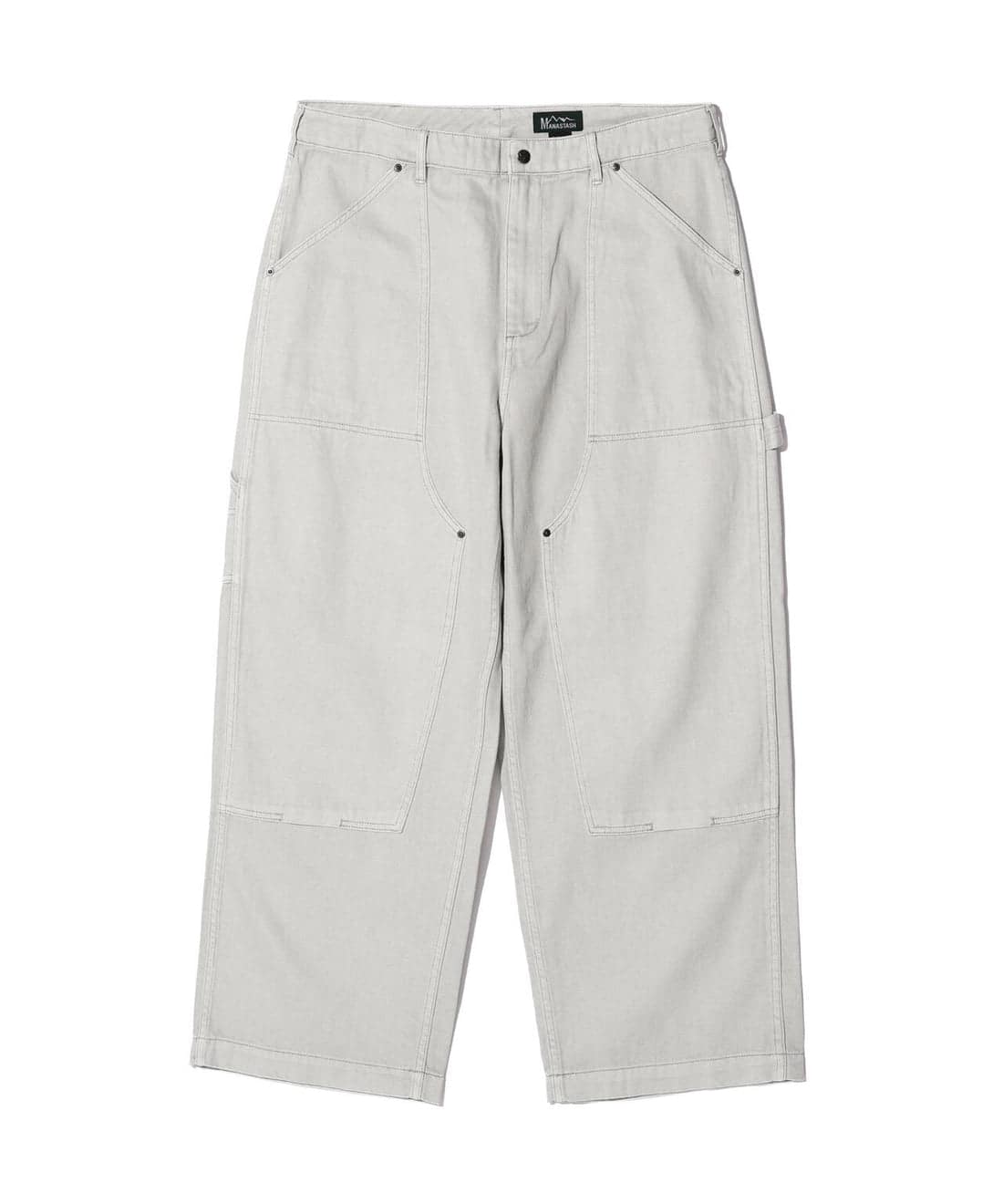MANASTASH/マナスタッシュ/HEMP WASHED DOUBLE KNEE PANTS サンド S