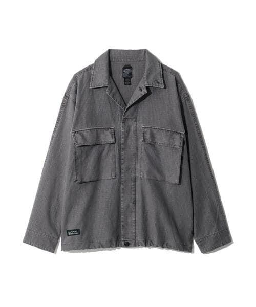 MANASTASH/マナスタッシュ/MH-RIP FIELD SHIRTS ブラック M