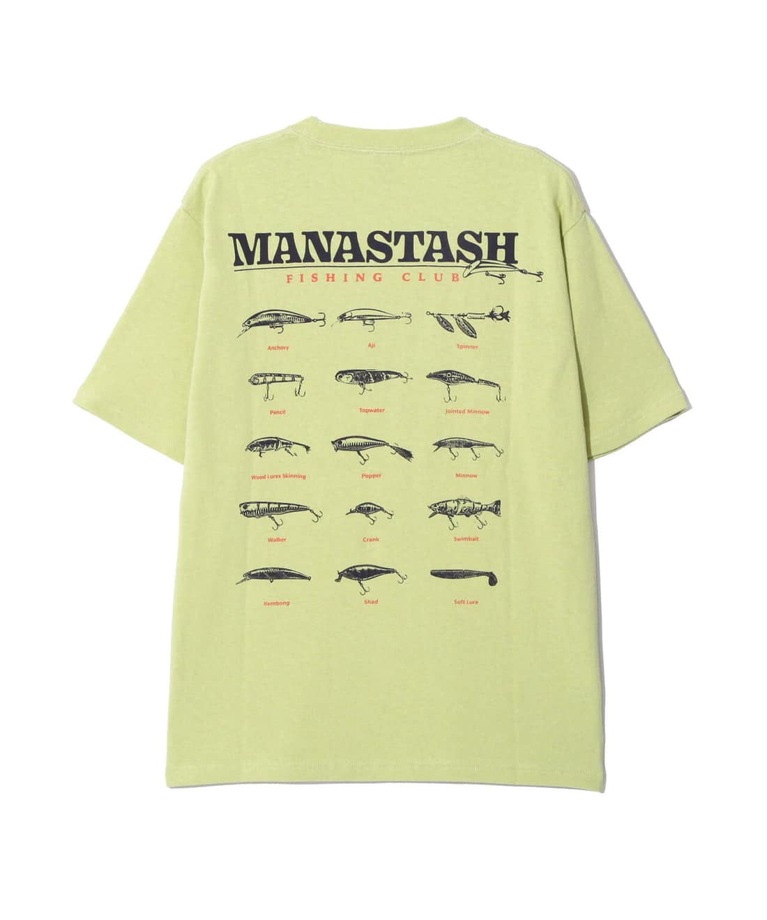MANASTASH/マナスタッシュ/ＨＥＭＰ　ＴＥＥ　ＬＵＲＥ Tシャツ ライム M