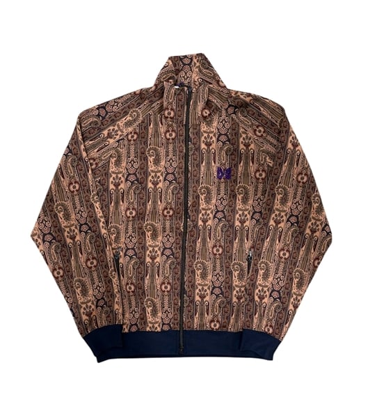 NEEDLES/ニードルズ/TRACK JACKET - POLY JACQUARD -ORANGE- トラックジャケット ORANGE M