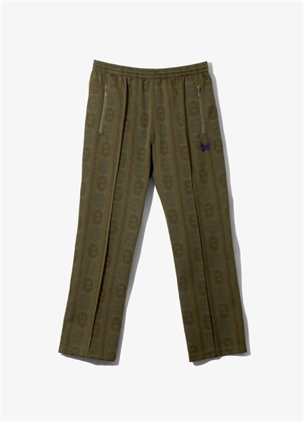 NEEDLES/ニードルズ/TRACK PANT - POLY JACQUARD -OLIVE- トラックパンツ OLIVE XS
