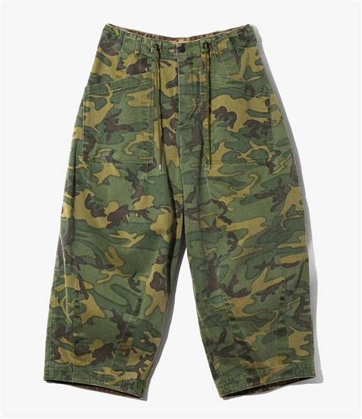 NEEDLES/ニードルズ/REVERSIBLE H.D. PANT - CAMO TWILL ヒザデルパンツ CAMOUFLAGE S