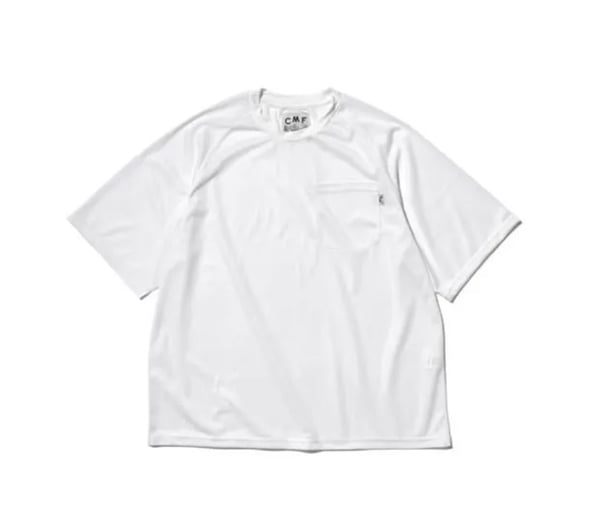 CMF OUTDOOR GARMENT/シーエムエフアウトドアガーメント/QUICK DRY MESH PK TEE S/S WHITE M