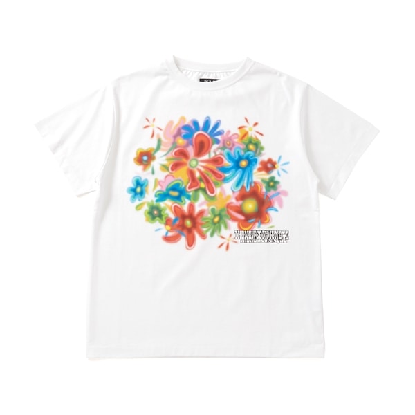 FAF/エフエーエフ(Fake As Flowers/フェイクアスフラワーズ)/Flower Tee Tシャツ WHITE M