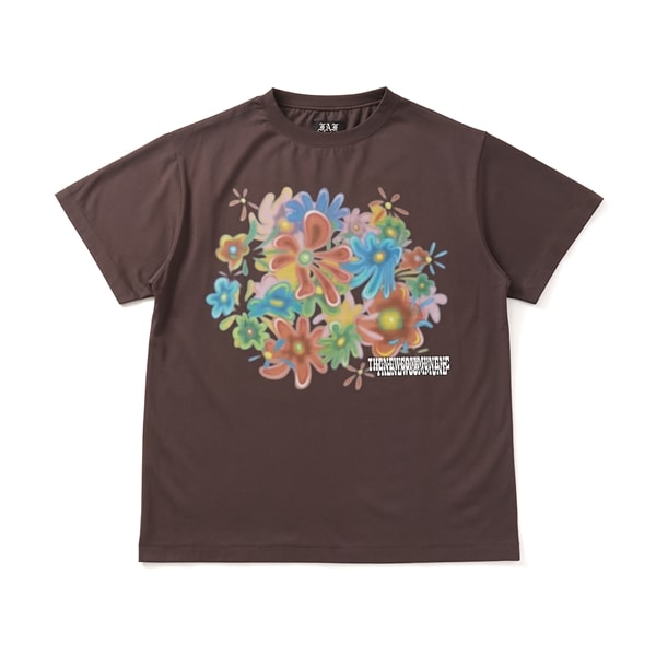 FAF/エフエーエフ(Fake As Flowers/フェイクアスフラワーズ)/Flower Tee Tシャツ BROWN M