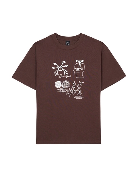 BRAIN DEAD/ブレインデッド/ANCIENT KNOWLEDGE T-SHIRT - BERRY BERRY M
