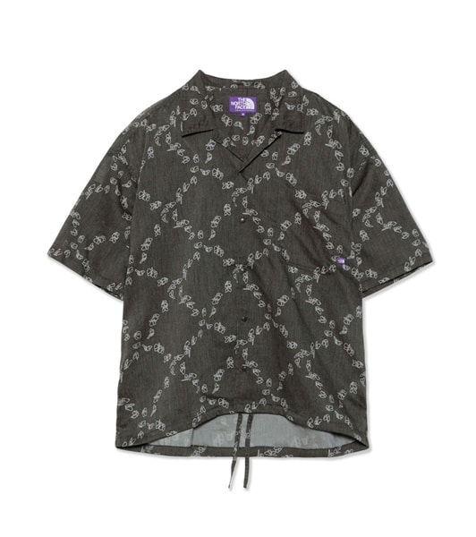 THE NORTH FACE Purple Label/ザ ノースフェイス パープルレーベル/FFFES Graphic S/S Shirt AH(Asphalt Gray) M