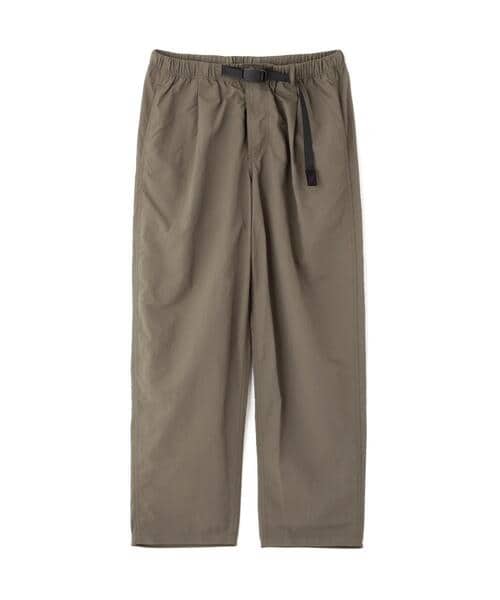 GRAMICCI/グラミチ/別注NYLON TUCK PANTS　別注ナイロンタックパンツ ブラウン S