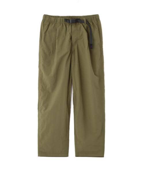 GRAMICCI/グラミチ/別注NYLON TUCK PANTS　別注ナイロンタックパンツ オリーブ S