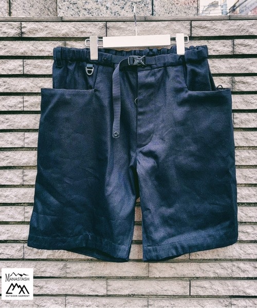 MANASTASH×CMF OUTDOOR GARMENT/マナスタッシュｘシーエムエフアウトドアガーメント/Guide shorts　ショーツ ブラック M