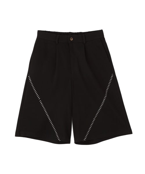 B omnivore/ビーオムニボー/STITCH SHORTS ステッチショーツ ブラック M