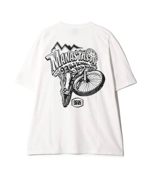 MANASTASH/マナスタッシュ/PUMICE TEE RAD RIDE ホワイト S
