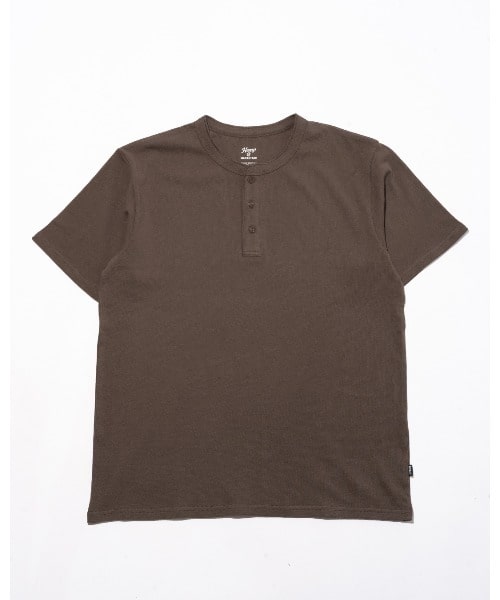 MANASTASH/マナスタッシュ/HEMP＠by manastash/HEMP DAYS S/S TEE HENLEY モカ M