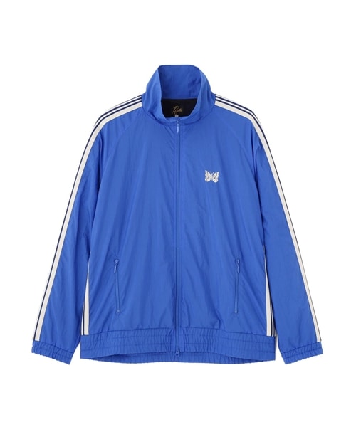 Needles トラックジャケット ブルー Mサイズ Needles×BEAVER/ニードルズ×ビーバー 別注Track Jacket - NYLON -BLUE