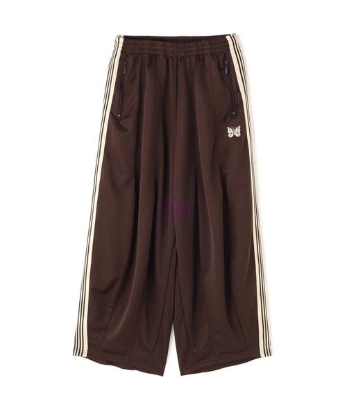 NEEDLES×BEAVER/ニードルズ×ビーバー/別注H.D. TRACK PANT - POLY SMOOTH -BROWN- ヒザデルトラックパンツ BROWN XS