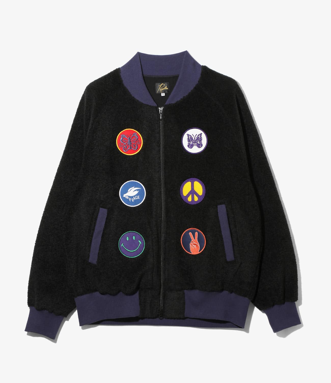 NEEDLES/ニードルズ/SOUVENIR JACKET - KNIT PILE スーベニアジャケット BLACK S