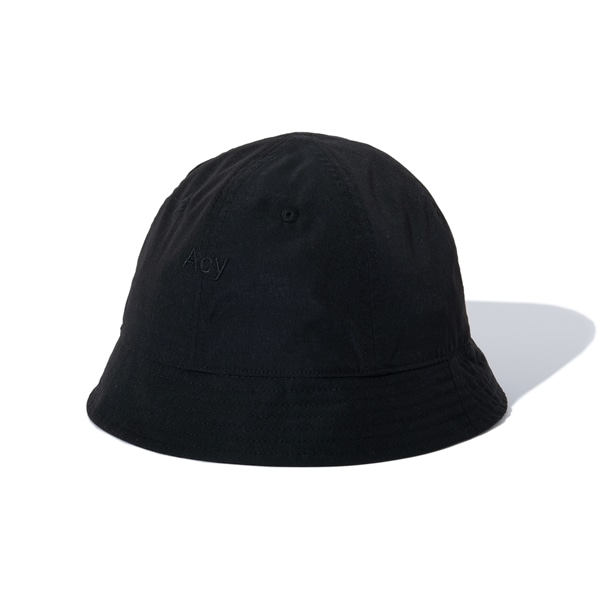 Acy/6PANEL HAT-BLACK