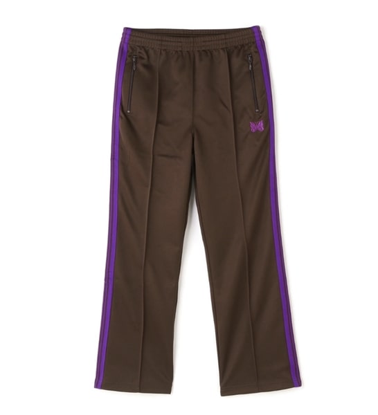 Needles/ニードルス/別注Track Pant-Poly Smooth. -BROWN- BROWN×PURPLE XS
