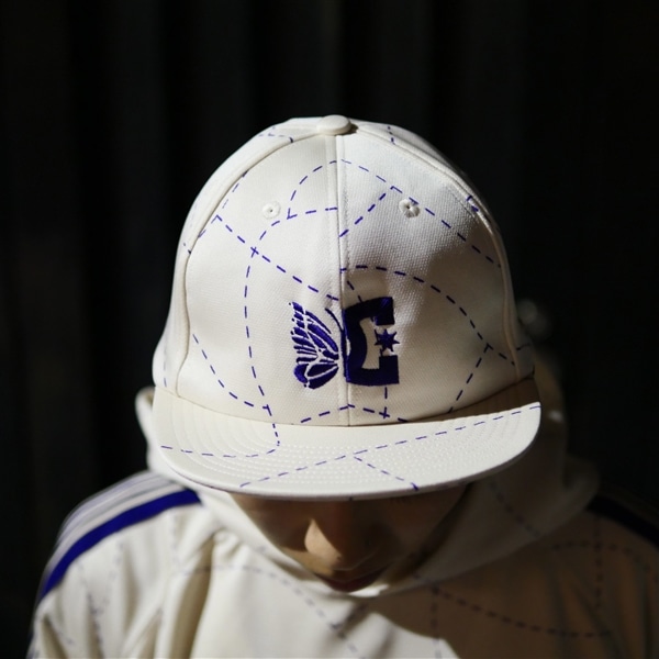 Needles×DC SHOES/BASEBALL CAP - POLY SMOOTH / PRINTED(M WHITE