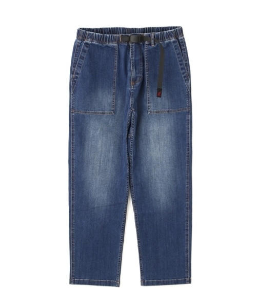 GRAMICCI/グラミチ/STRETCH DENIM LOOSE TAPERED RIDGE PANT ストレッチデニムルーズテーパードリッジパンツ　G3FU-P052 ブルーワンウォッシュ S
