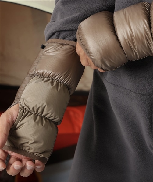 NANGA/MOUNTAIN LODGE DOWN WRIST GAITERS / マウンテンロッジダウンリストゲイター Mocha JPN M