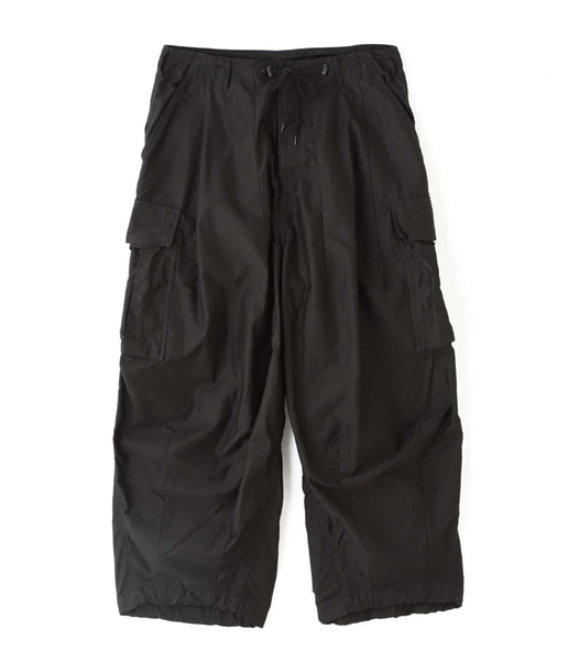 Needles/ニードルズ/H.D. PANT - BDU /ヒザデルパンツ　BLACK BLACK XS