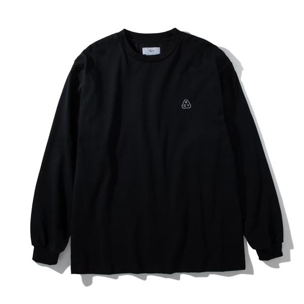 Acy/PATCH L/S TEE ブラック L