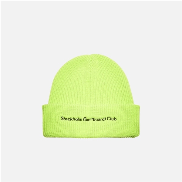 Stockholm Surfboard Club/ストックホルムサーフボードクラブ/Logo Beanie GREEN FREE