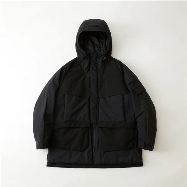 White Mountaineering/ホワイトマウンテニアリング/GORE-TEX 30D PRIMALOFT LAYERED JACKET BLACK 1