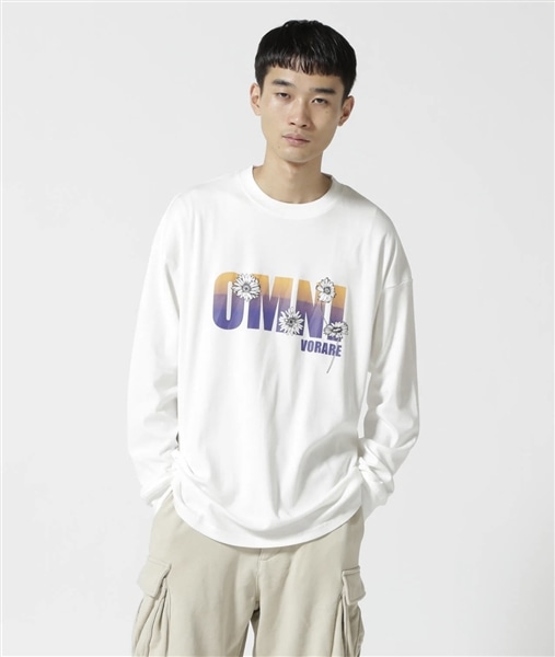 B omnivore/ビーオムニボー OMNI L/S Tee WHITE M