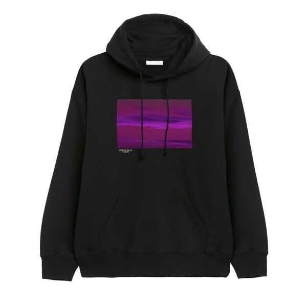 FUTUR/フューチャー/TELE HOODIE BLACK M