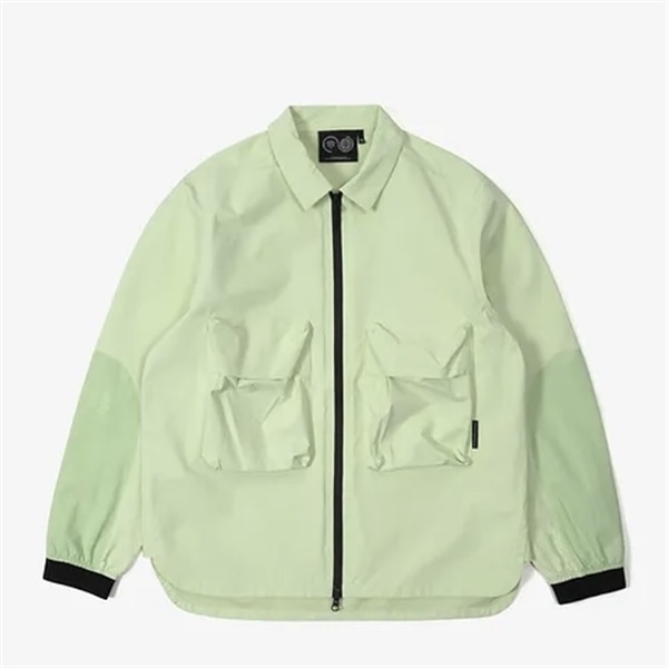 Purple Mountain Observatory/CLIMATE LIGHTWEIGHT JACKET IN LIME CREAM YELLOW M
