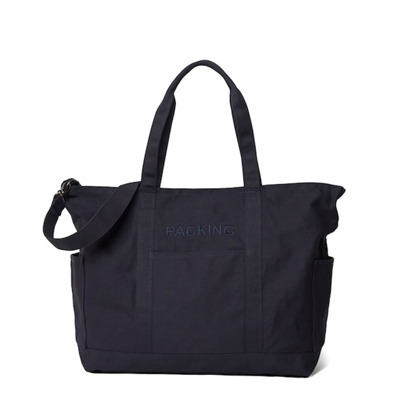 PACKING/パッキング/CANVAS UTILITY TOTE NAVY PA-034 NAVY FREE
