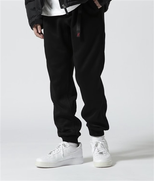 GRAMICCI/グラミチ　BONDING KNIT FLEECE NARROW RIB PANT ブラック S